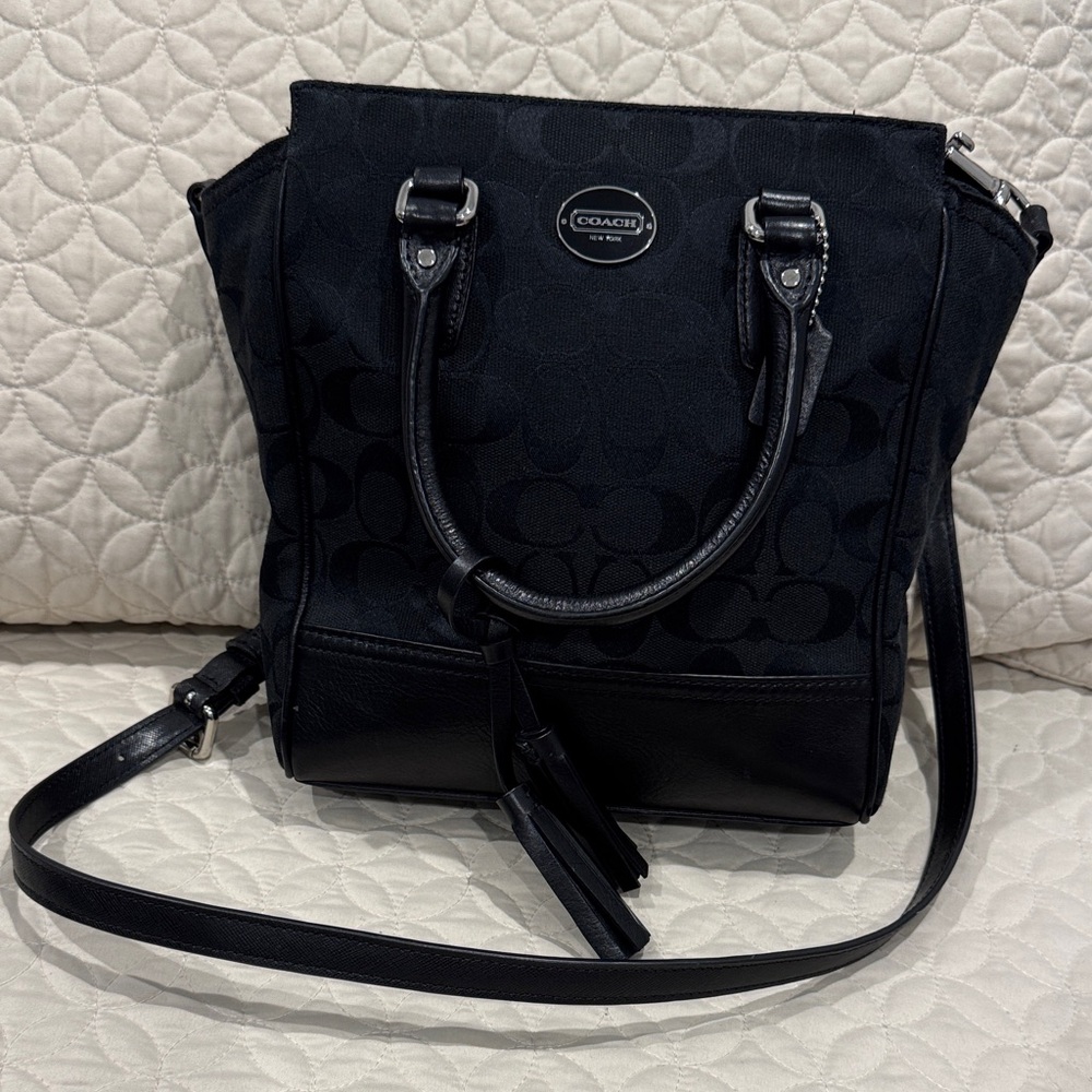 Coach Black Tote Bag